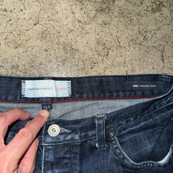 Paper denim and cloth vintage Alec jeans dark wash size 31 - Picture 6 of 8